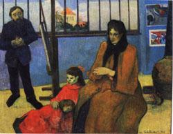 Paul Gauguin The Studio of Schuffenecker(The Schuffenecker Family) oil painting image